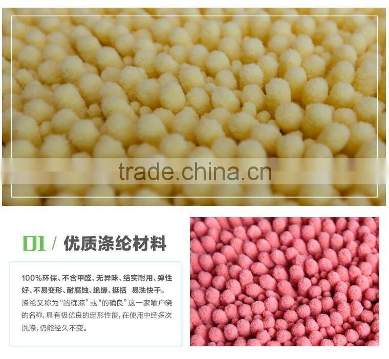 Eco-friendly soft chenille carpet bath mat 43X61CM