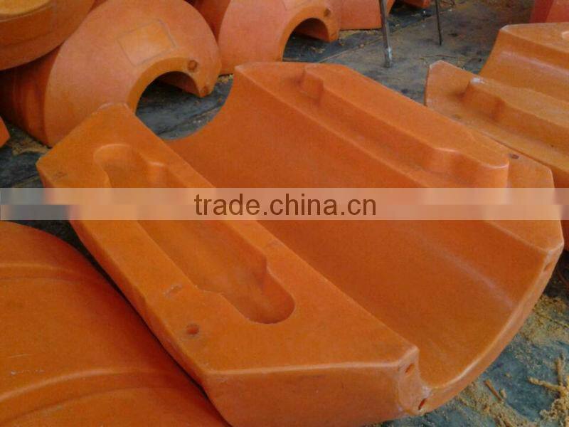HDPE dredging pipeline floats