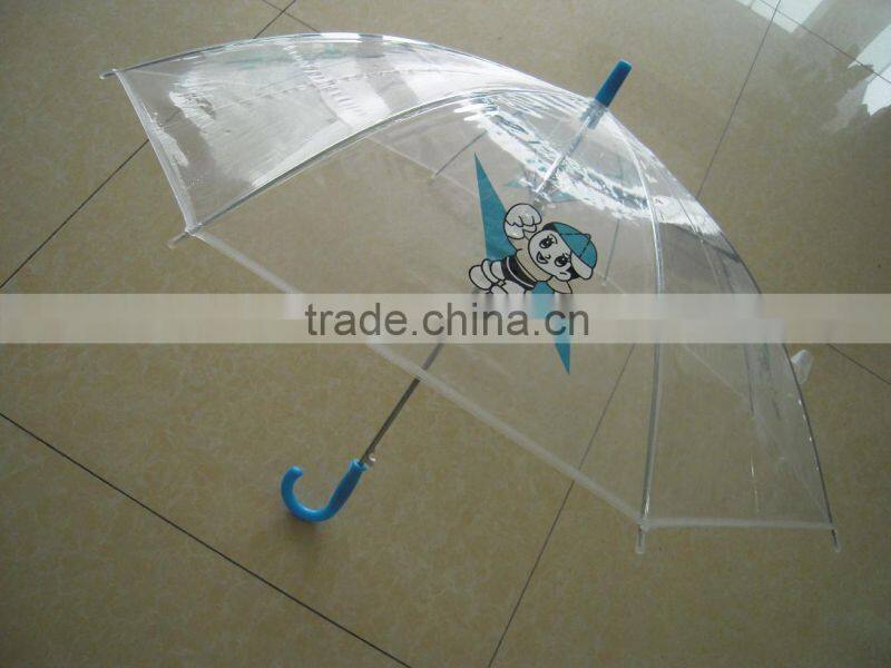 2014 cheap promotional transparent umbrella-21inch 23inch