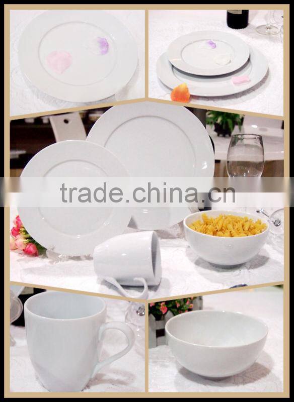 Chaozhou porcelain 16pcs round dinner sets