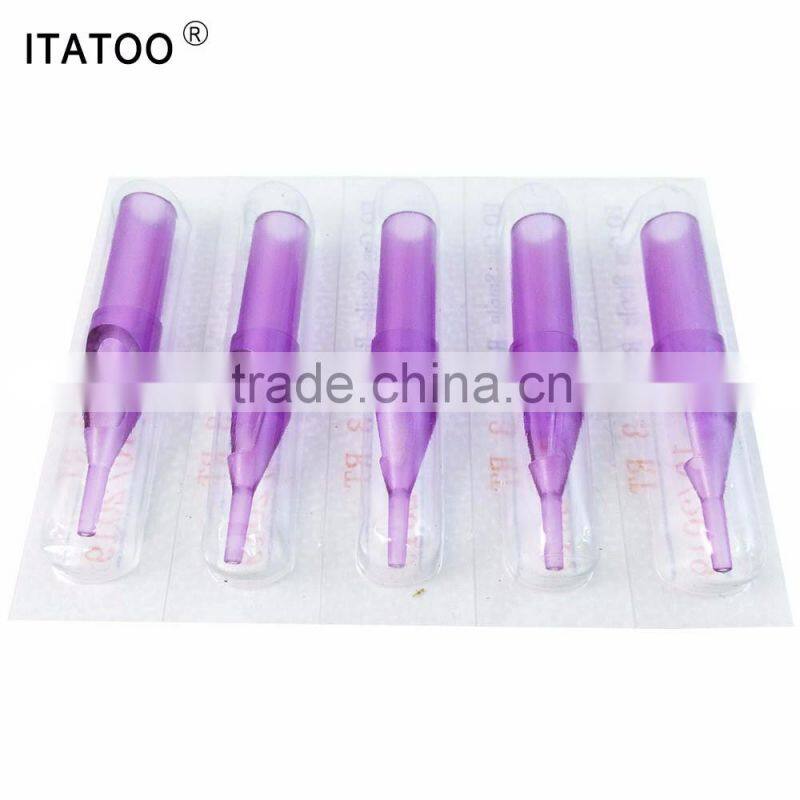 High quality purple disposible tattoo needle tip 3RT