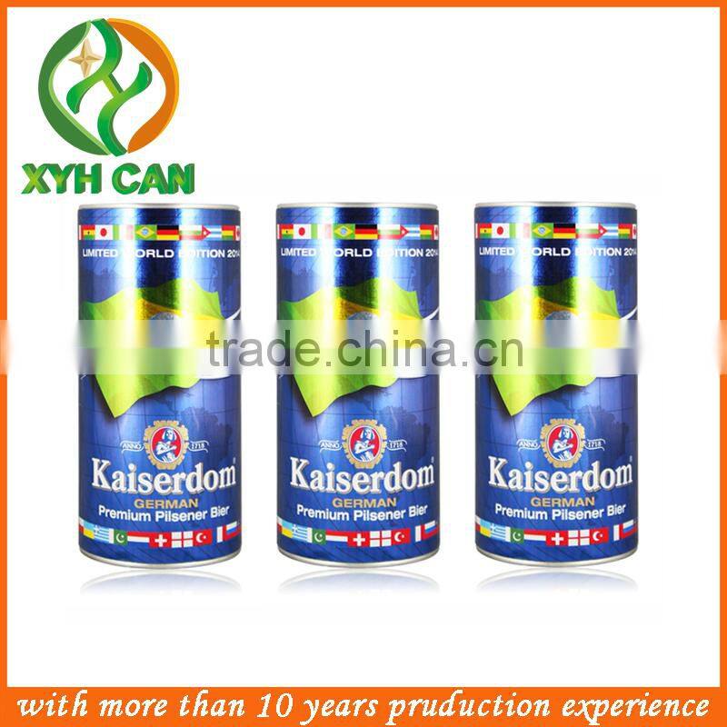 Beverage drinking juice empty tin can