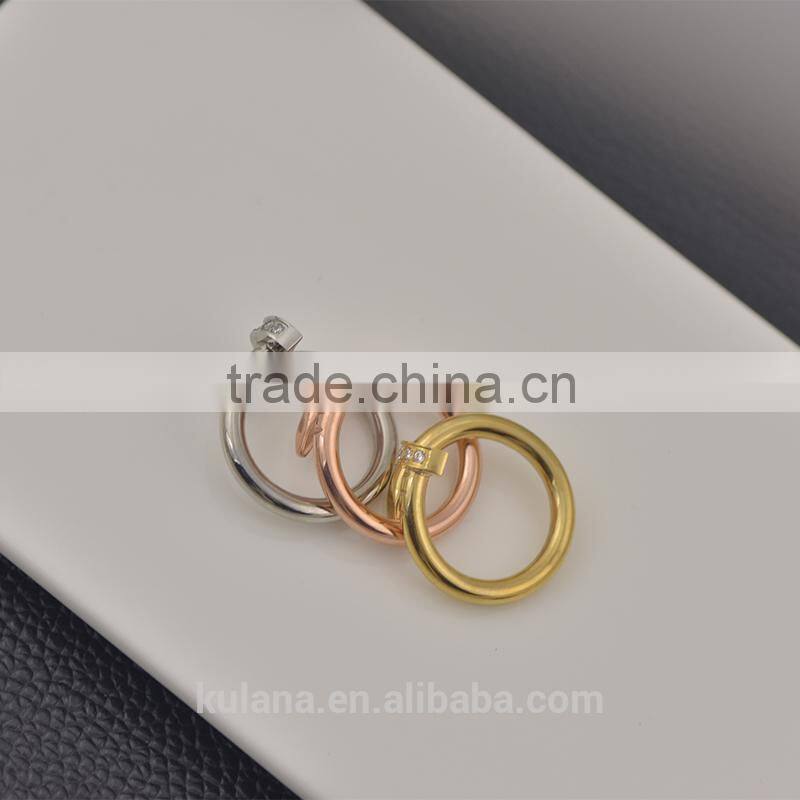 Unique twisted nail engagement rings promise rings