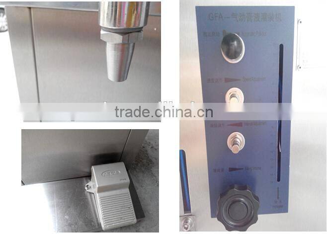 GFA Pneumatic Oil Filling Machine/Honey Liquid & Paste Filling Machine(5-5000ml)