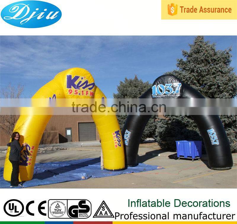 DJ-GM-23 high quality best sell advertising large inflatable arches for event