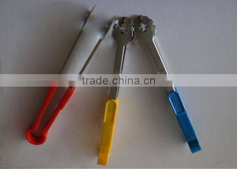colorful flower food tong clip for BBQ bread