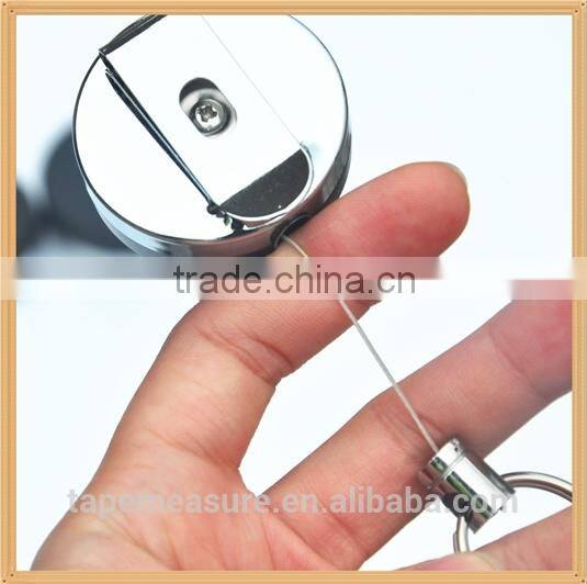 Novelty fashion metal retractable id badge holders cheap hot business gifts item with Your Logo or Name