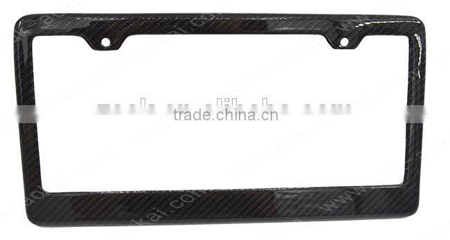 Aluminum license plate frame tag snap fit frame for auto-car-truck