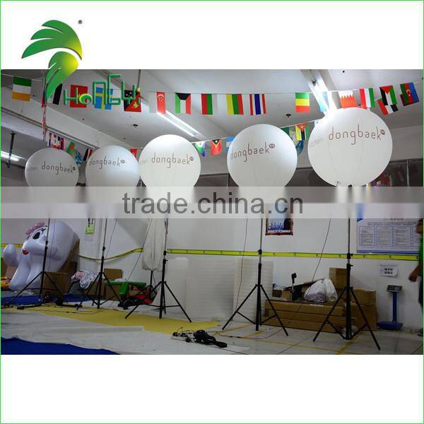 Inflatable Lighting Balloon with Stand / Inflatable LED Decoration Ball / Inflatable Led Light Balloon With Stand Pole