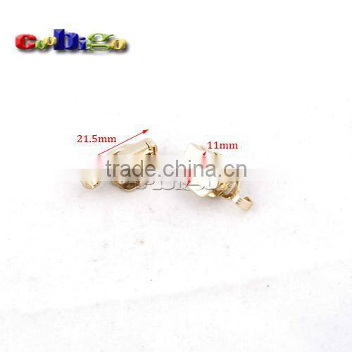 5# Auto Lock Zipper Slider Zinc Alloy Golden For Metal Zippers DIY Garment Suit Jacket Coat Bag Handbag #FLQ139-G