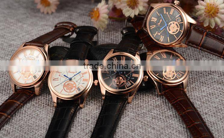 CHAXIGO brand watch factory best selling products wristwatches cheap genuine leather wrist watches