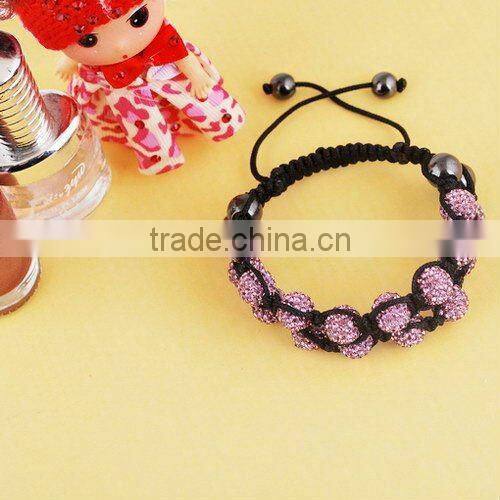 Disco ball shambala bracelet/disco ball jewelry
