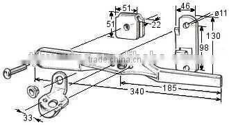Door parts:Container Door Lock Parts