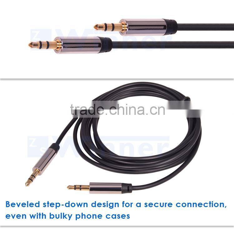 3.5mm Aux Stereo Audio Cable Male Type Compatible for Car,Stereo Audio Devices