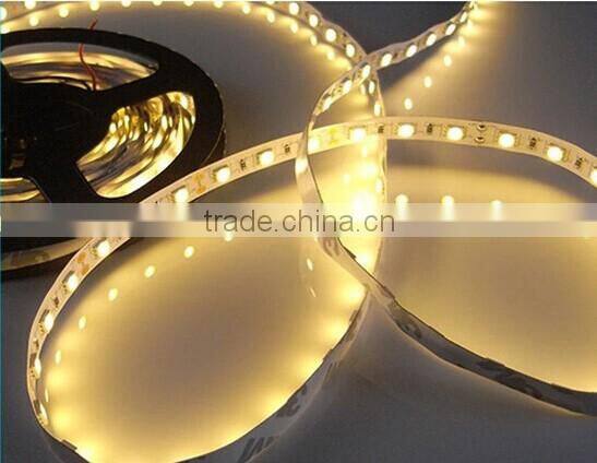 SMD5050 600leds/m IP20 strip yellow color can be cuttable