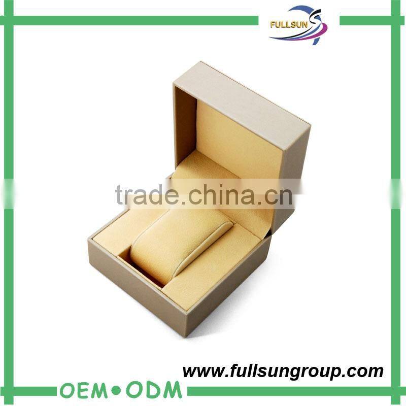 Latest style coated watch box leather