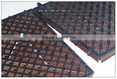 Durable and easy-install wpc diy tiles, anti-slip diy deck.