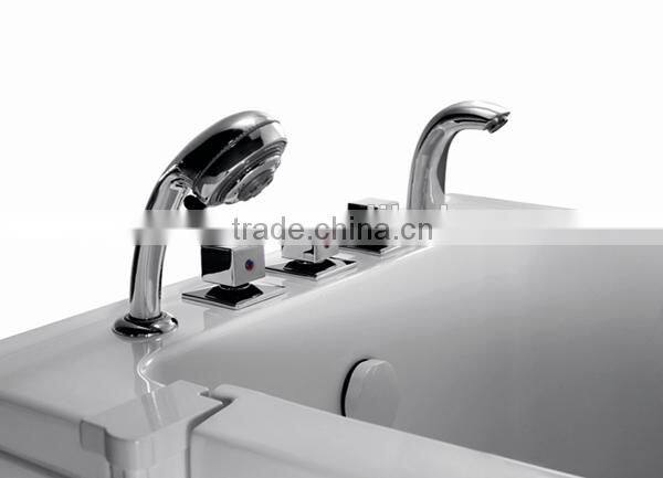 Q380E wholesale walk in tubs with shower combo for senior people