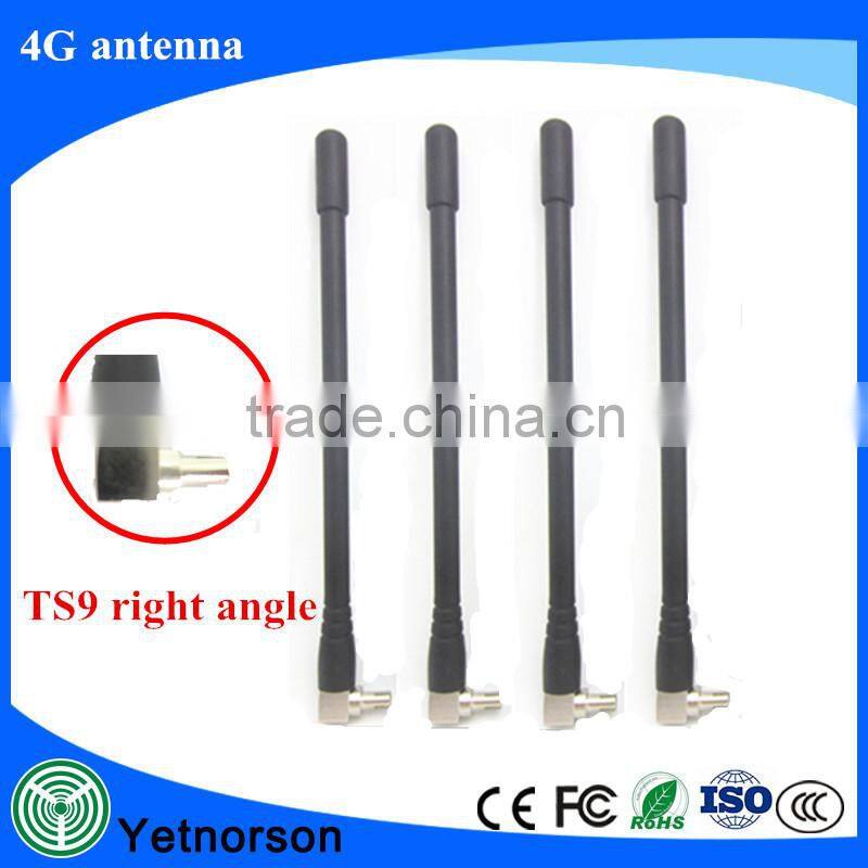 3DBi indoor 4G LTE rubber antenna TS9/CRC9 for Huawei portable wifi modem