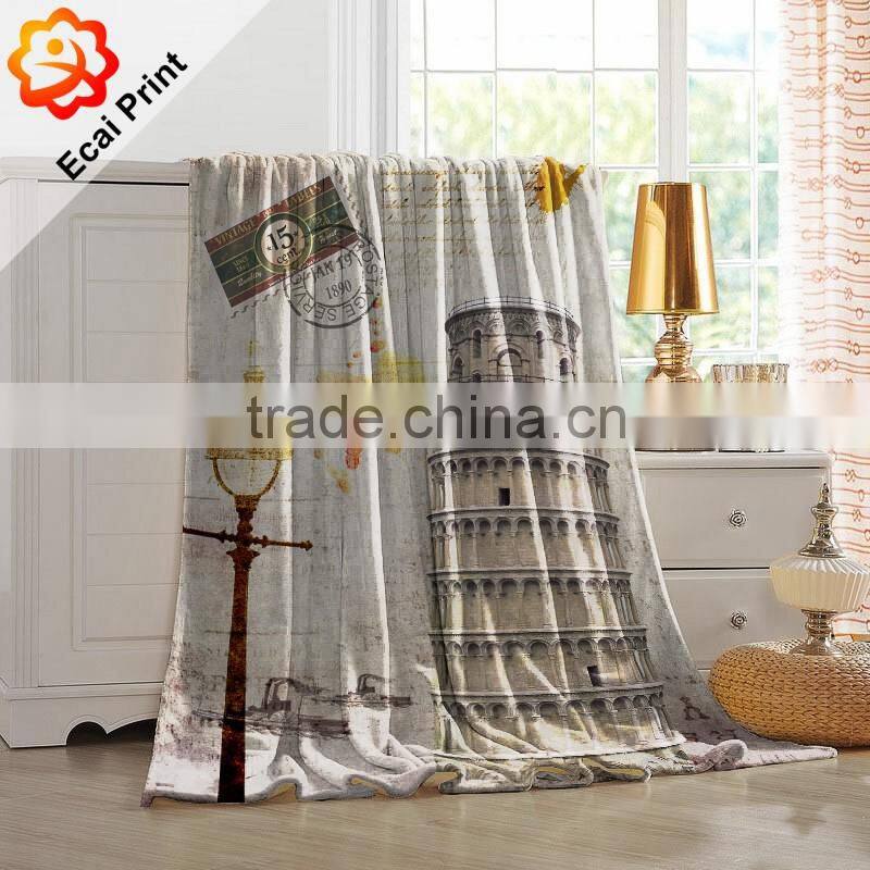 2016 hot sell printing heat transfer printed mexican blanket