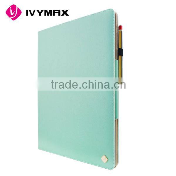 PU wallet case for ipad pro soft case