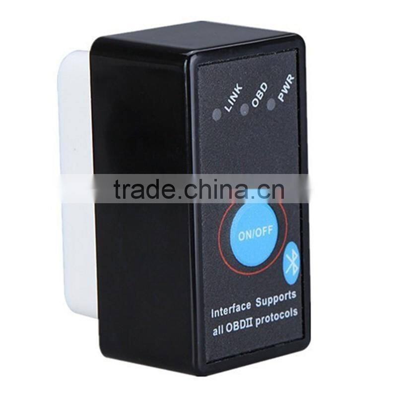 Super Mini Elm327 Bluetooth V1.5 OBD2 OBD II Can-Bus Diagnostic Car Scanner Tool with Switch