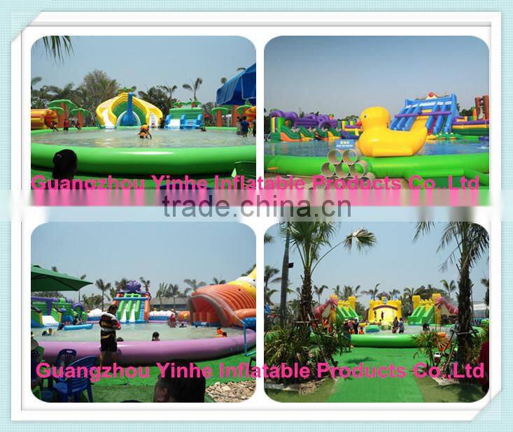 2015 New Design Giant Beach Inflatable Water Parks