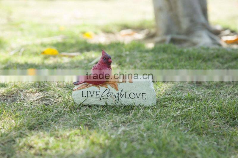 Animated home decoration resin bird crafts