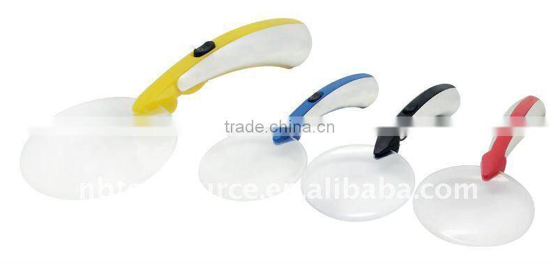 With Magnifier Book Light