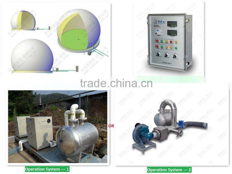 5000m3 Gas Storage Tank with Easy to install, repair and move, Aging resistance, Endure acid & alkali