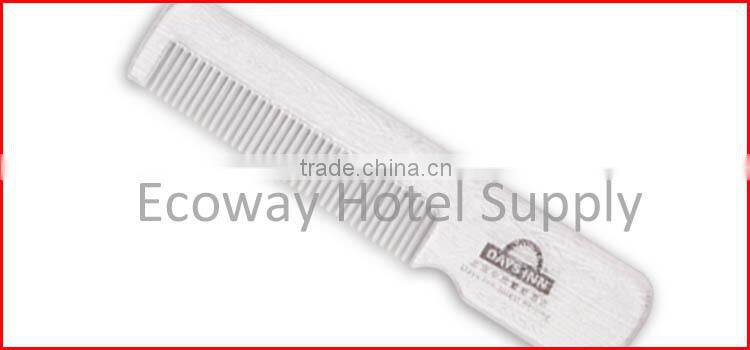 OEM 3-5 Star Hotel White Disposable Cheap Plastic Hair Comb Holder