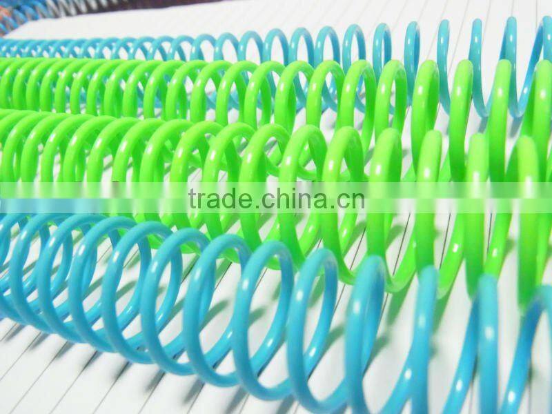 Manufacturer, SGS & RoHs Approved, PVC Plastic Spiral binding, Single loop wire binding