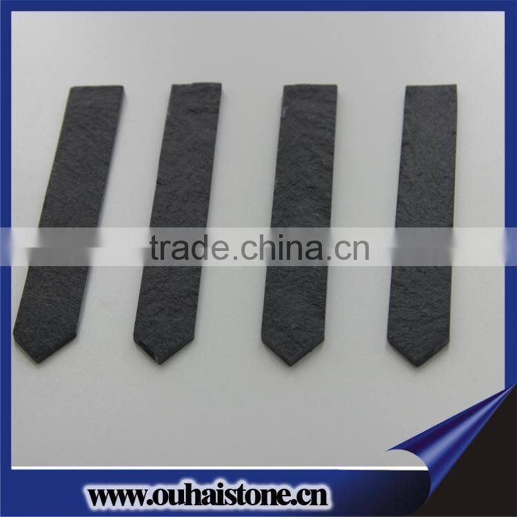 Newest natural black art crafts slate stone modern memo board