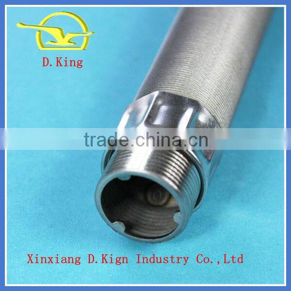 candle filter for polymer melt