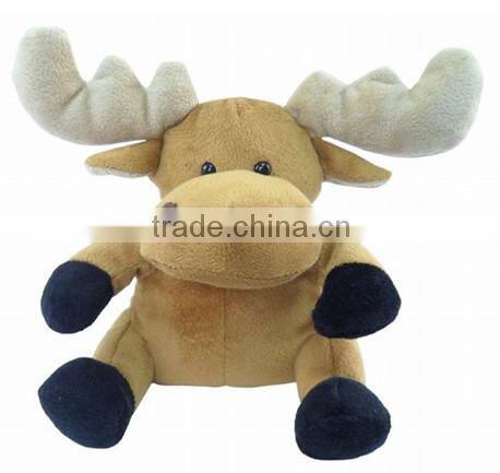 lighted christmas moose/stuffed christmas toys/christmas moose stuffed toys