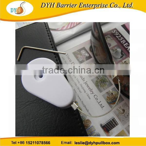 merchandise security tether,Retractors for cosmetic security on counter,Retracting Display Cable