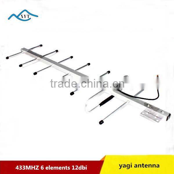 Factory price CDMA 12db wireless yagi 12db 433 mhz antena direccional