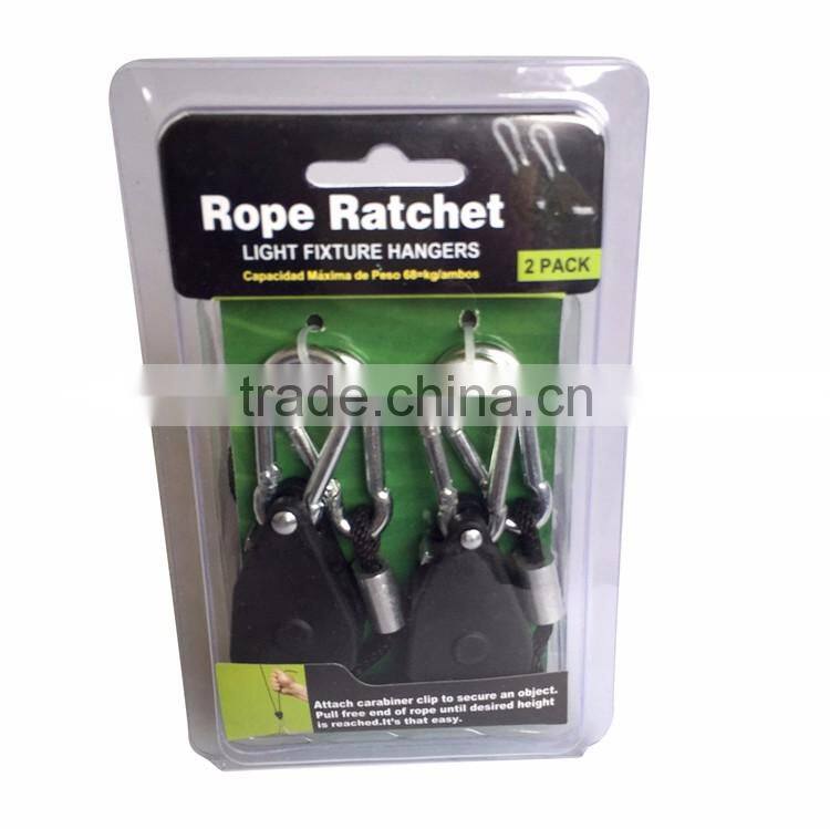 Lock Tightly Adjustable Rope Ratchet With Metal Wheel