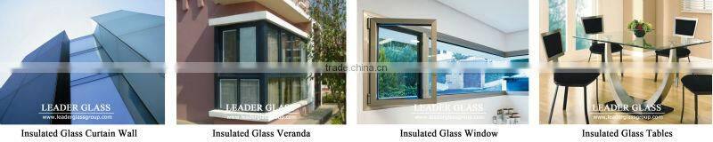 8mm+9A+8mm Clear Float Insulated Glass Panels For Building