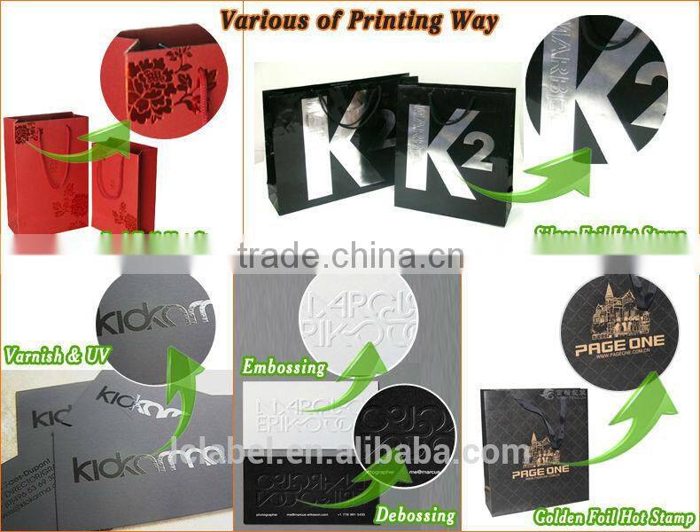 Pretty kraft paper bag for food glassine paper bags