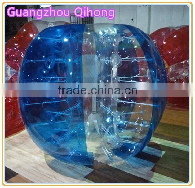 inflatable soccer bubble zorb ball, body zorbing ball