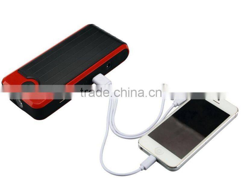 CE FCC ROHS ISO9001 UN38.3 Approved High Quality 12V Emergency Car Jump Starter Power Bank