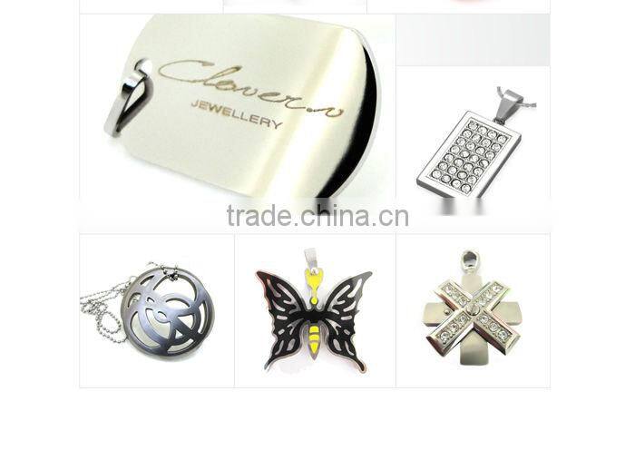 stainless steel custom available large sterling silver cross pendant