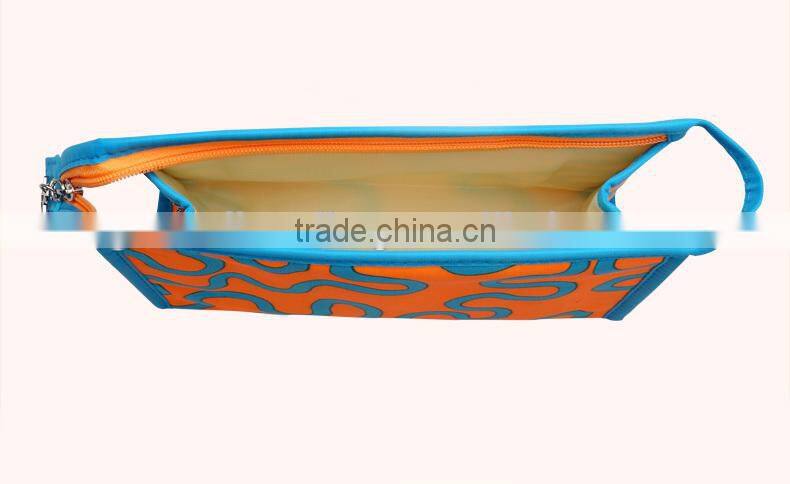 Factory high quality basics polyester material cosmetic bag 2015