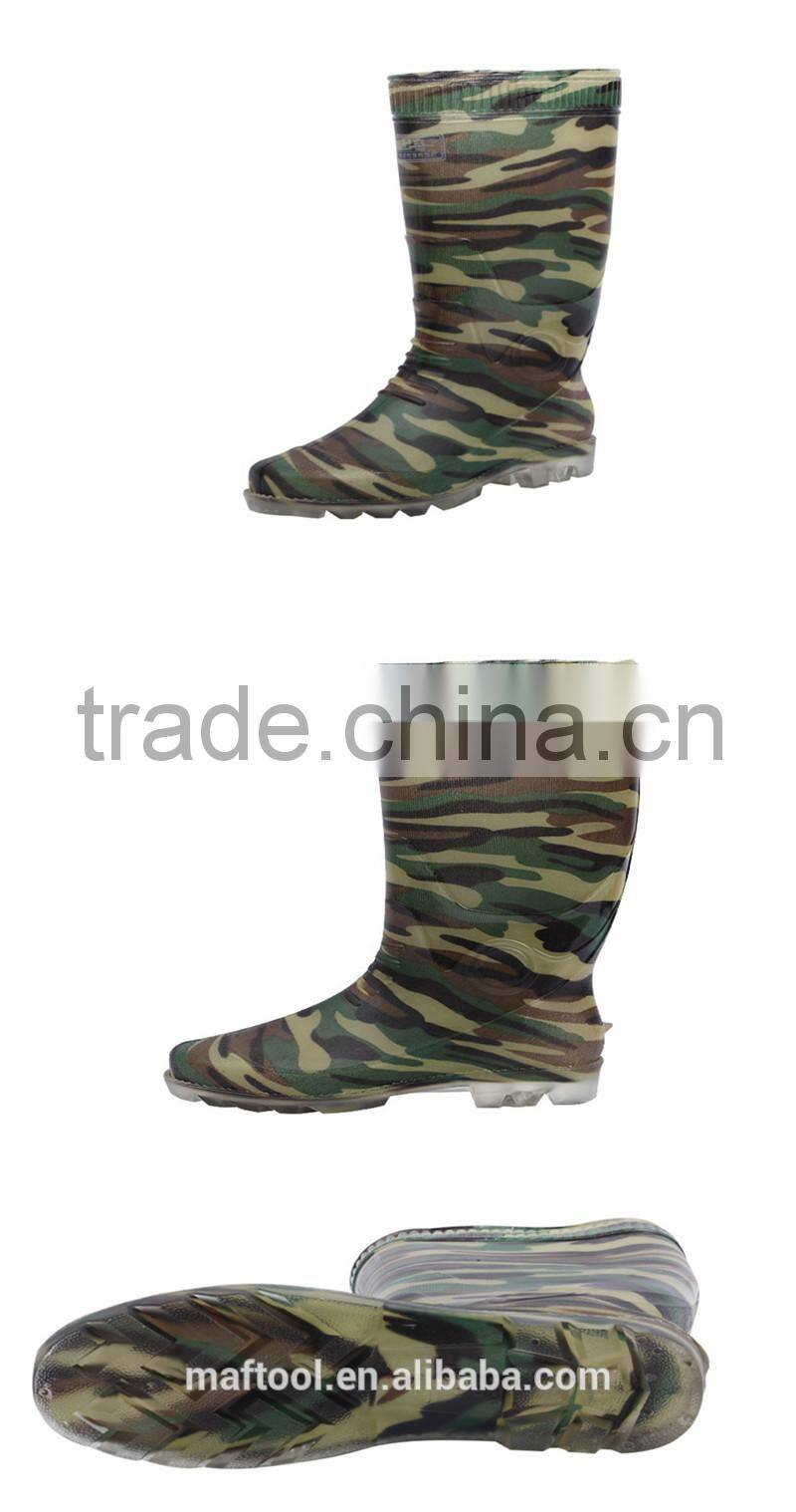 color rain boots without steel toe/wellington boots/rain shoes
