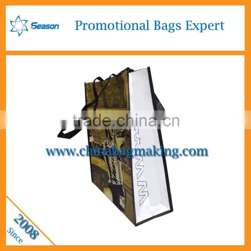 Laminated non woven bag handled pp woven bags recyclable bags