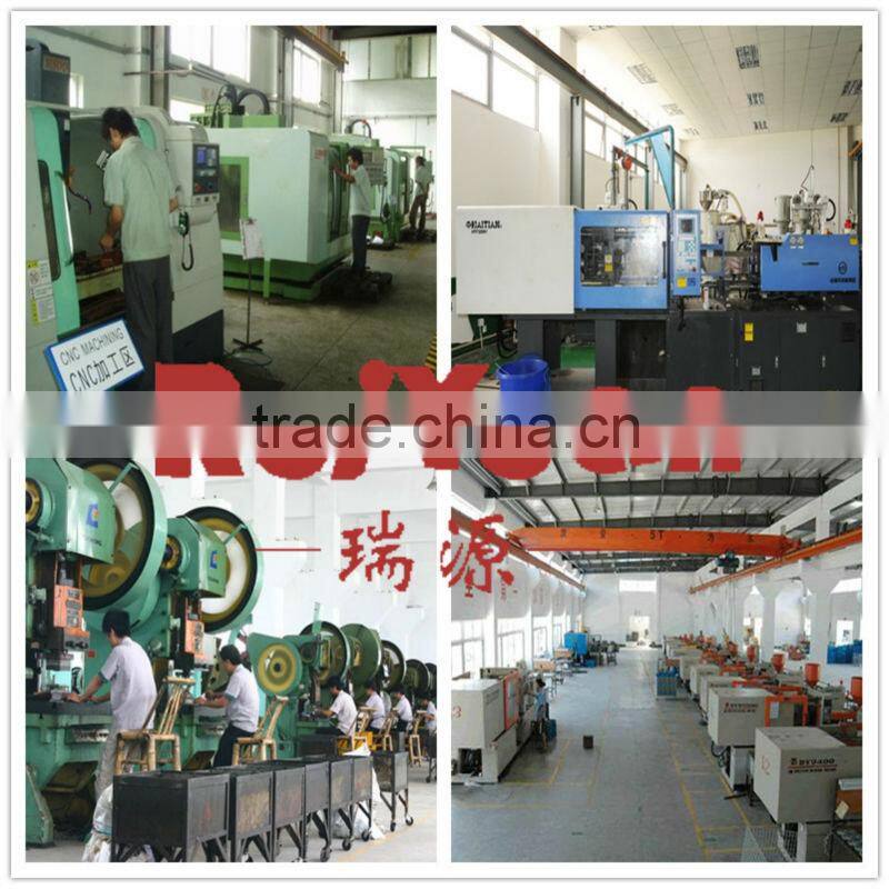 European style heavy duty caster elastic rubber molded on Aluminum center wheel