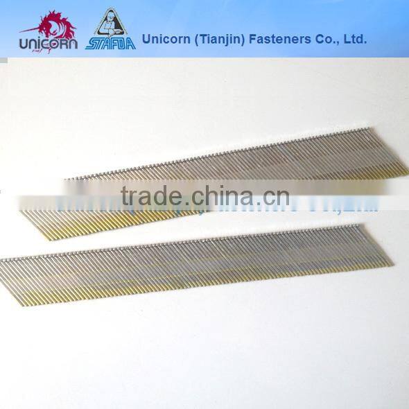 15GA DA stainless steel nails,DA21 50mm angle nails