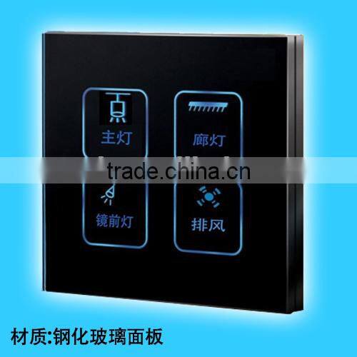 New design Intelligent touch screen switch 3 gang