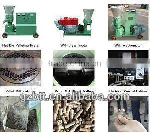 flat die wood pellet making machine made in china/ animal pellet making machine